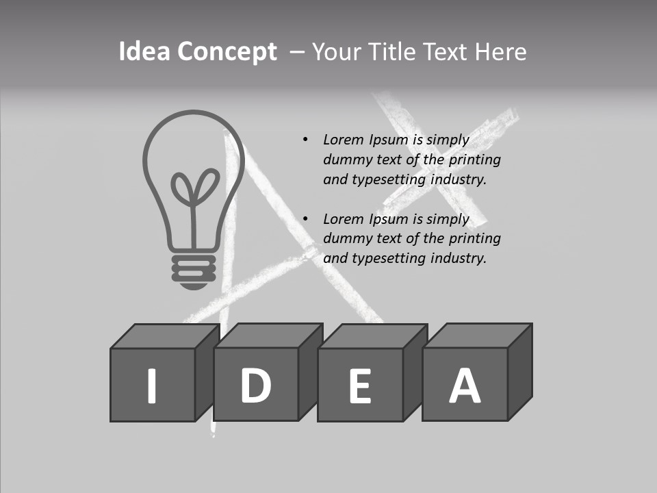 Elderly Hand Young PowerPoint Template