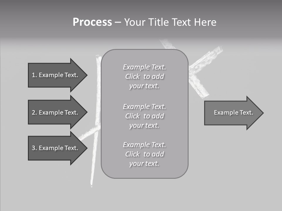 Elderly Hand Young PowerPoint Template