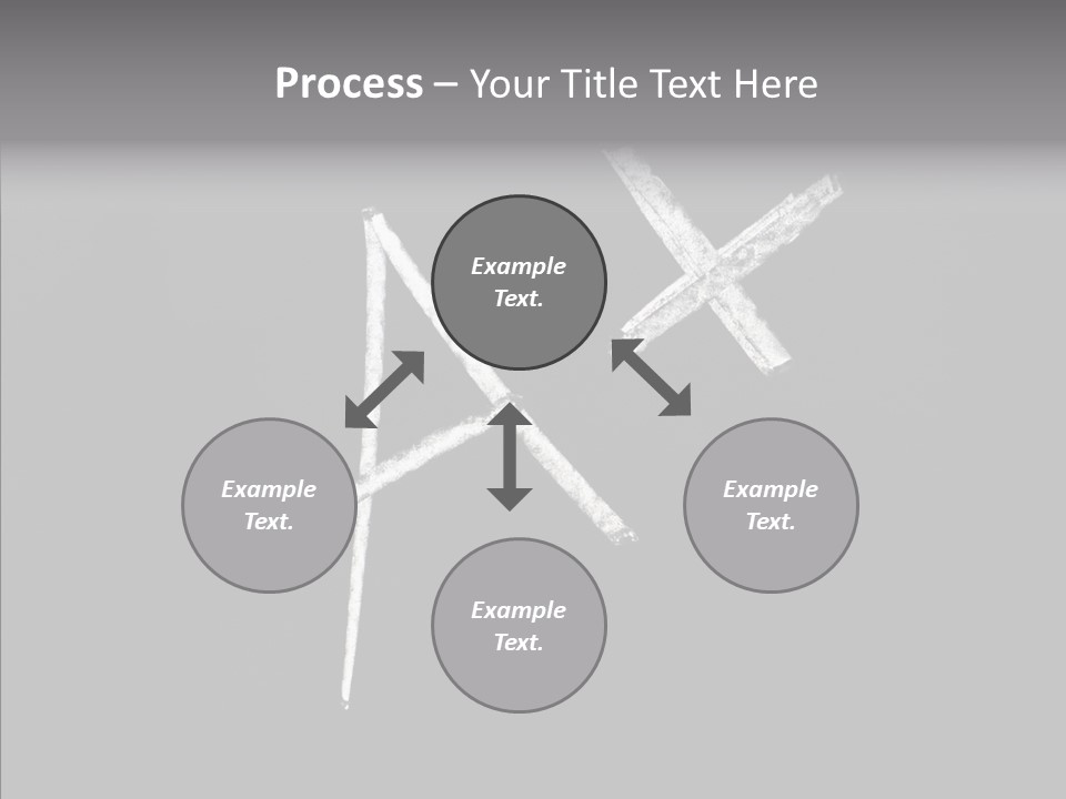 Elderly Hand Young PowerPoint Template