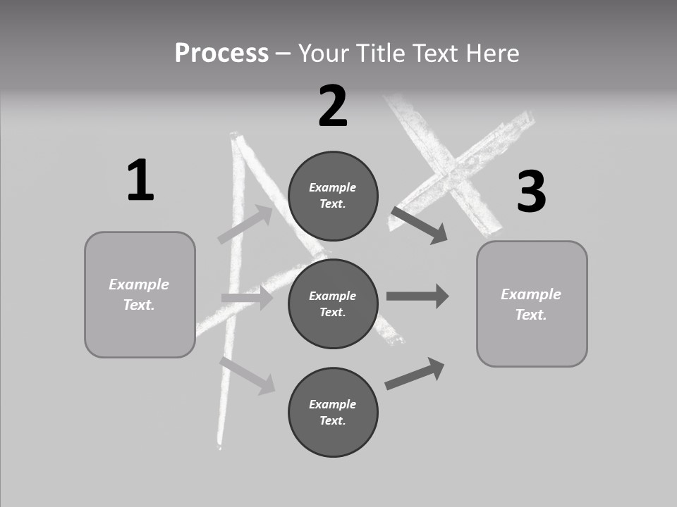 Elderly Hand Young PowerPoint Template