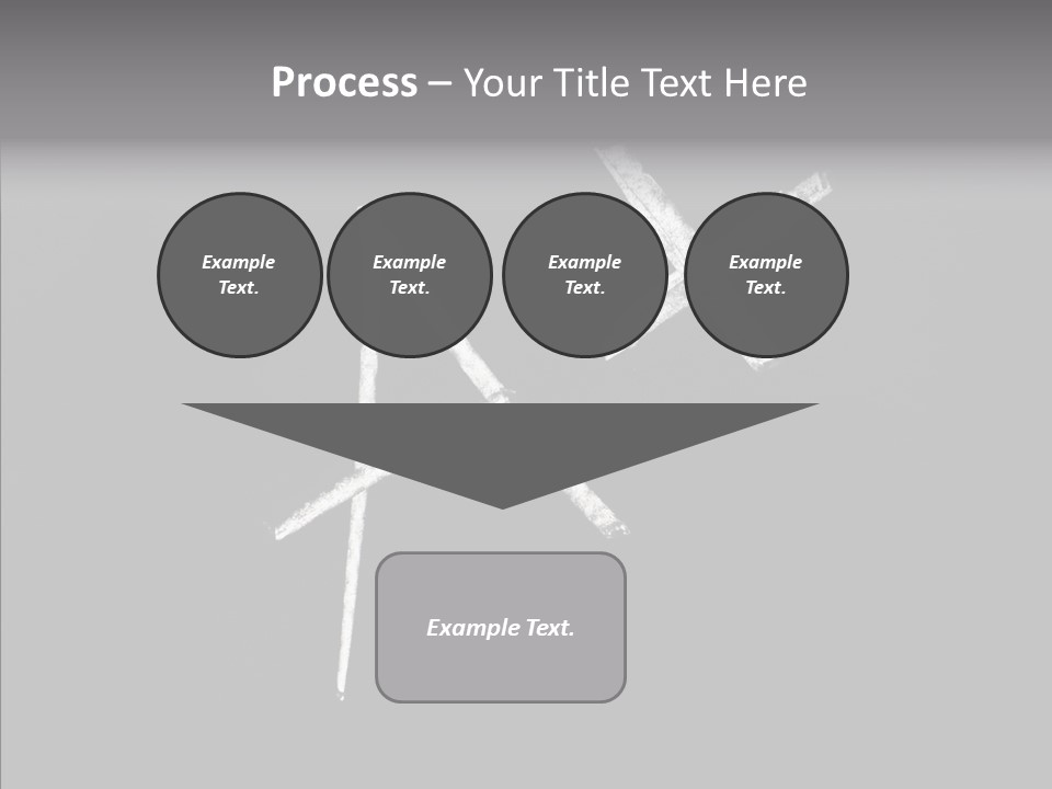 Elderly Hand Young PowerPoint Template