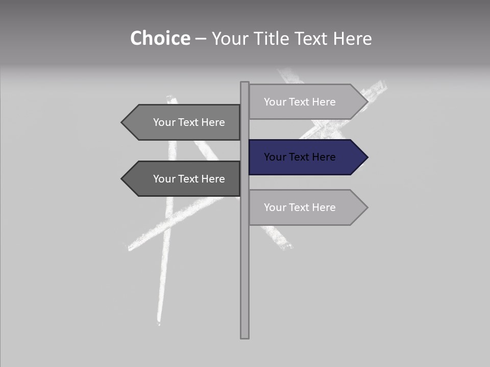Elderly Hand Young PowerPoint Template