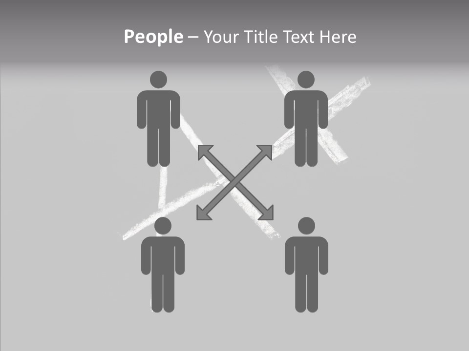 Elderly Hand Young PowerPoint Template