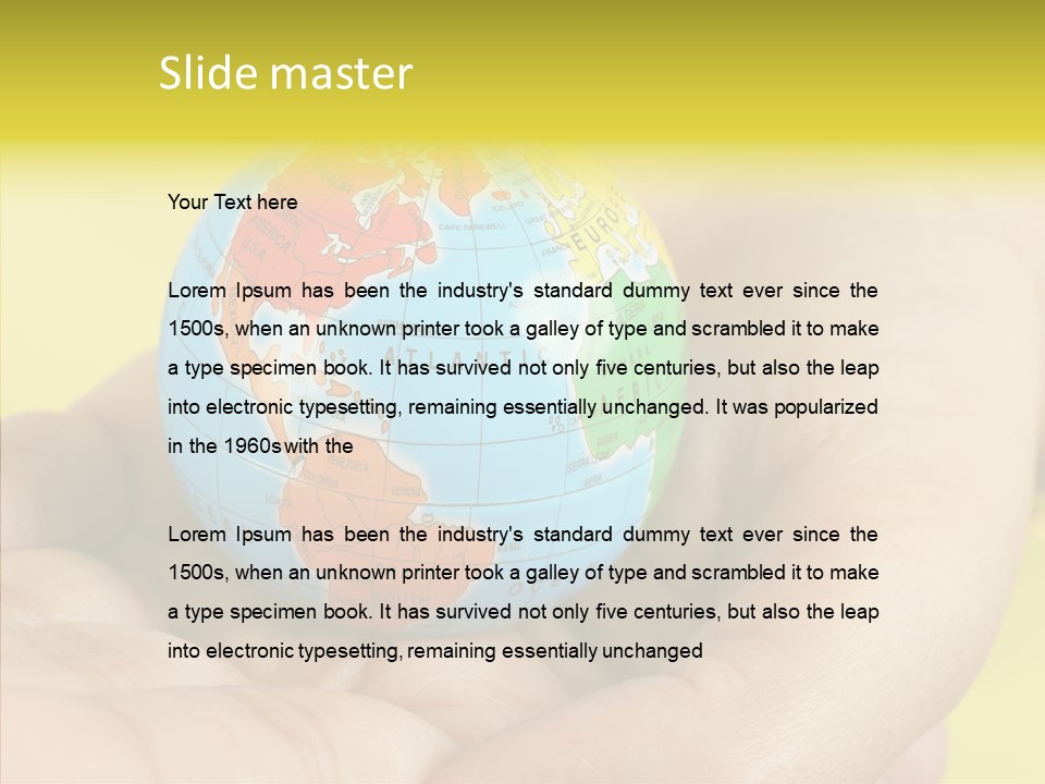 Female Women Close Up PowerPoint Template