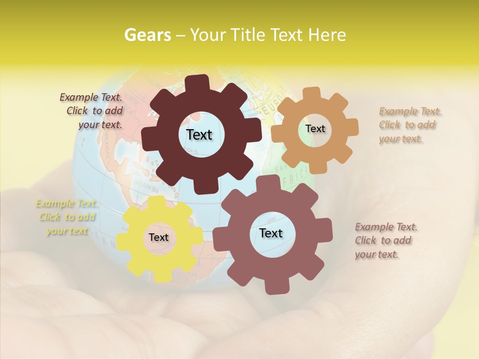 Female Women Close Up PowerPoint Template