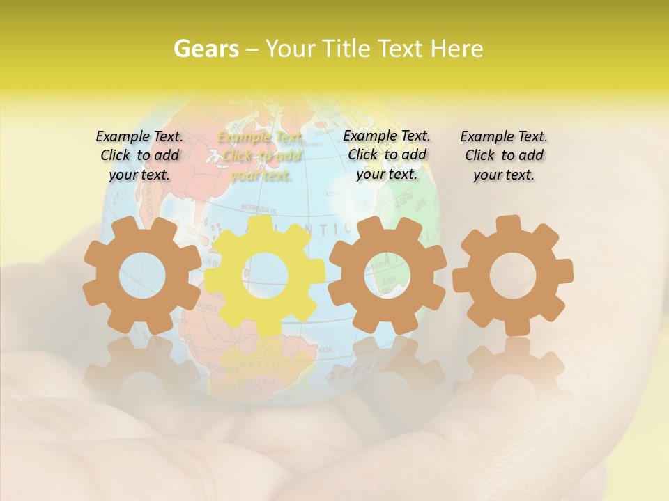 Female Women Close Up PowerPoint Template