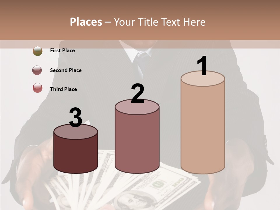 Assistance White Background Two PowerPoint Template