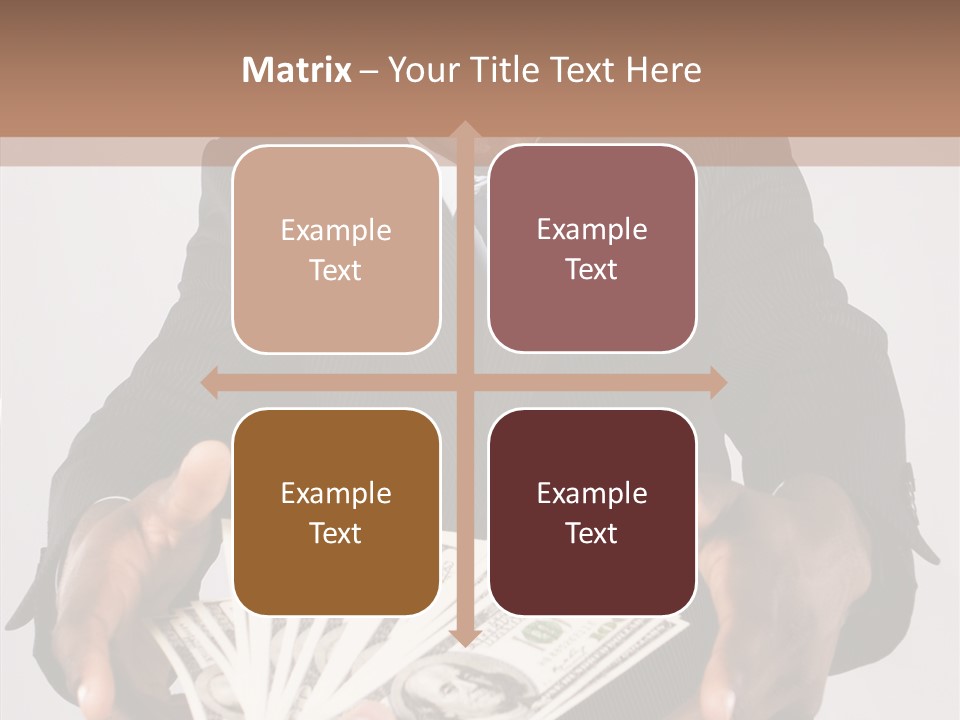 Assistance White Background Two PowerPoint Template