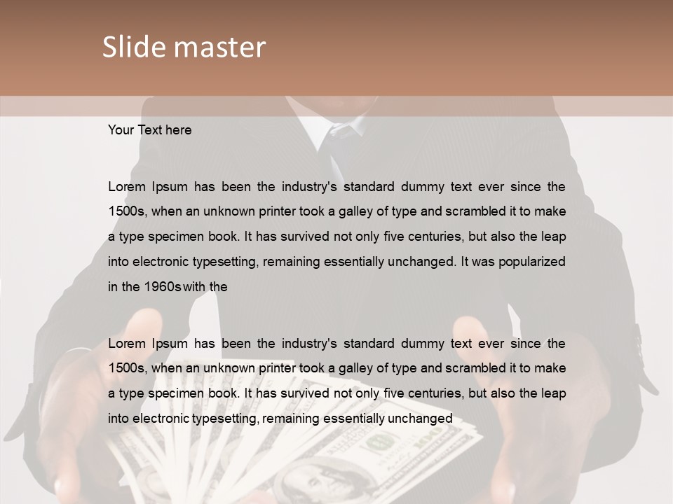 Assistance White Background Two PowerPoint Template