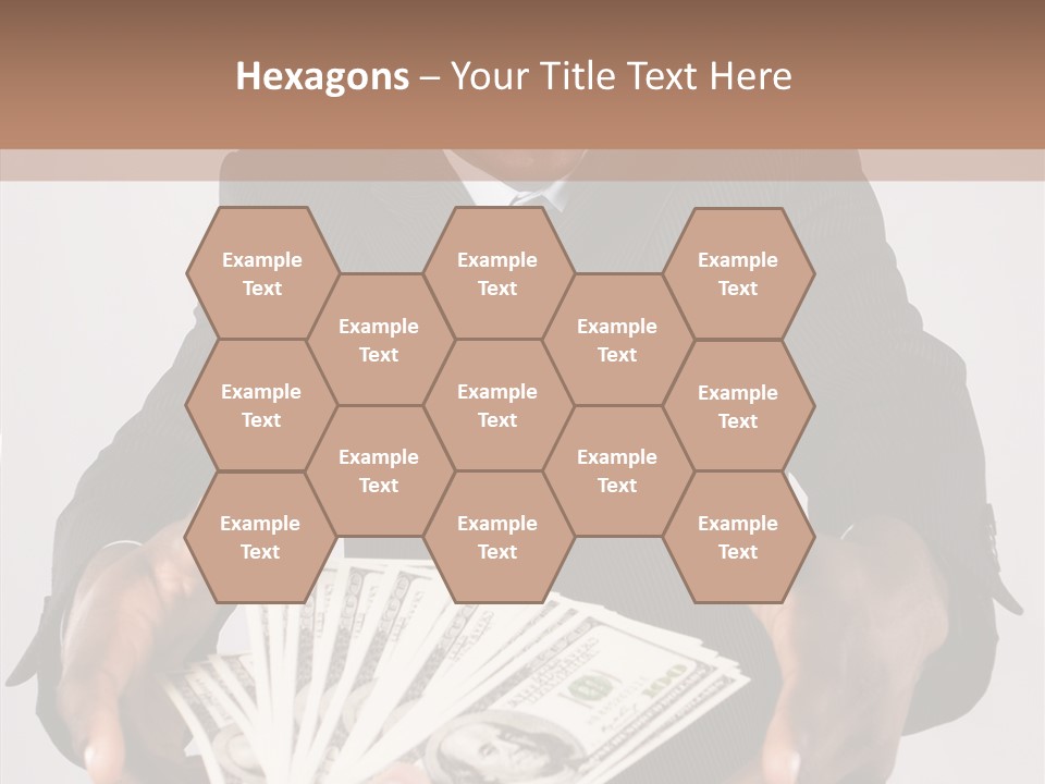 Assistance White Background Two PowerPoint Template