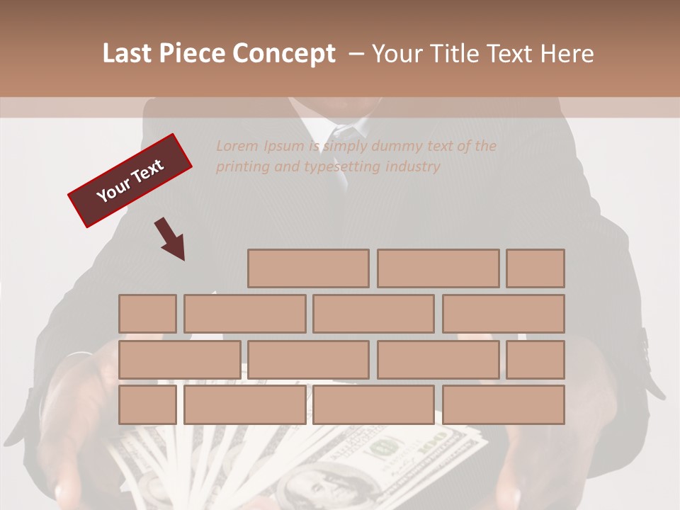 Assistance White Background Two PowerPoint Template