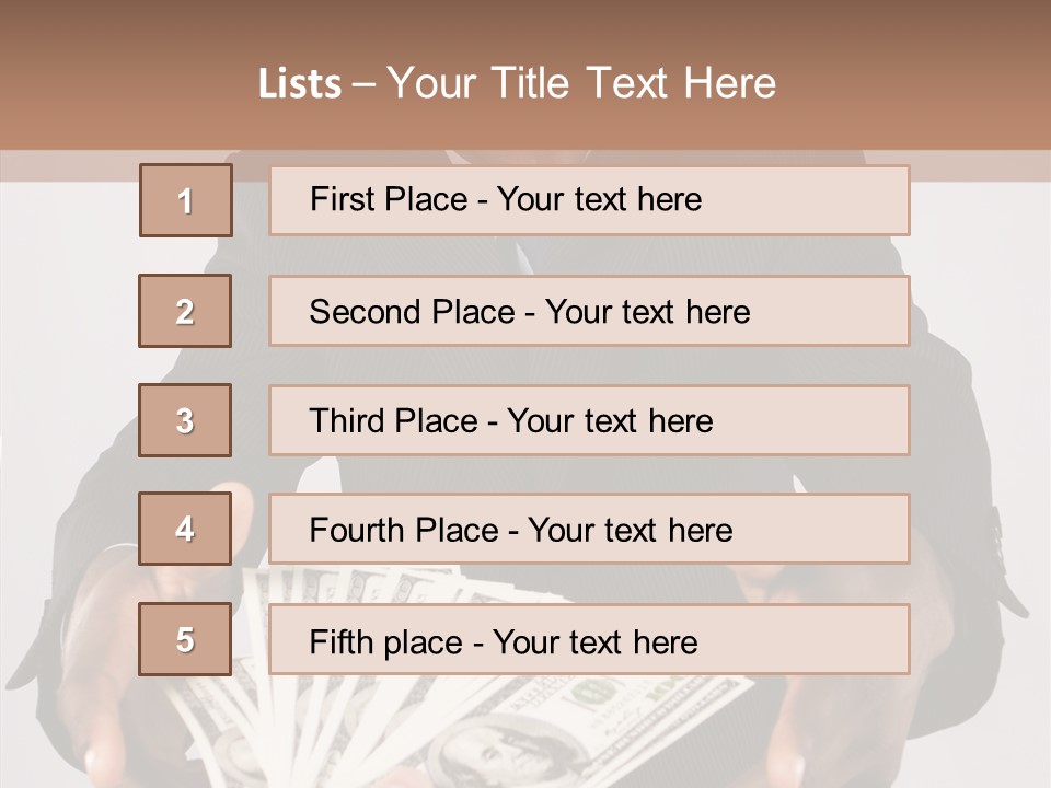 Assistance White Background Two PowerPoint Template