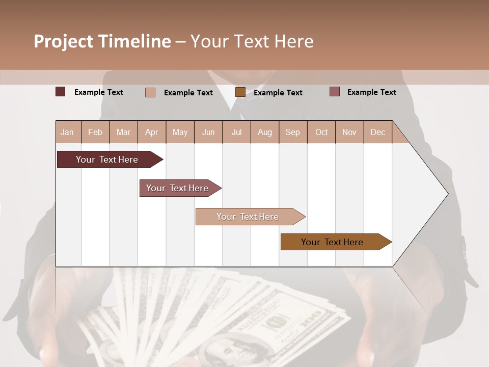 Assistance White Background Two PowerPoint Template