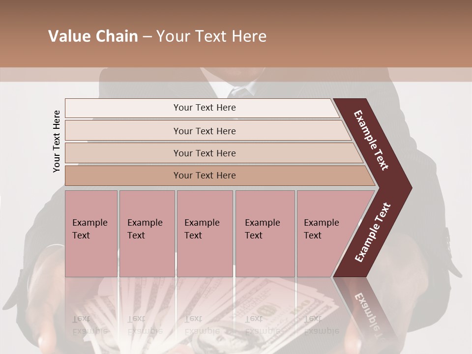 Assistance White Background Two PowerPoint Template