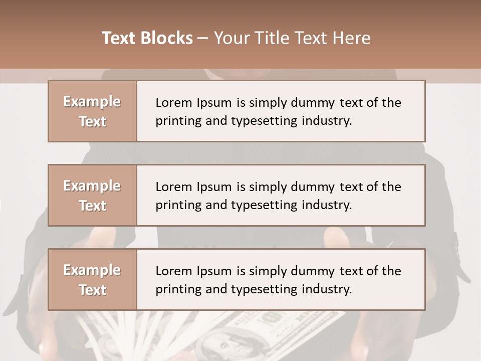 Assistance White Background Two PowerPoint Template