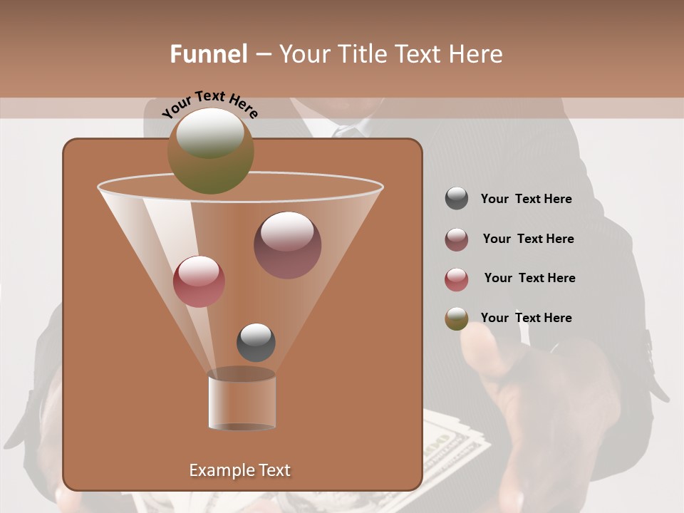 Assistance White Background Two PowerPoint Template