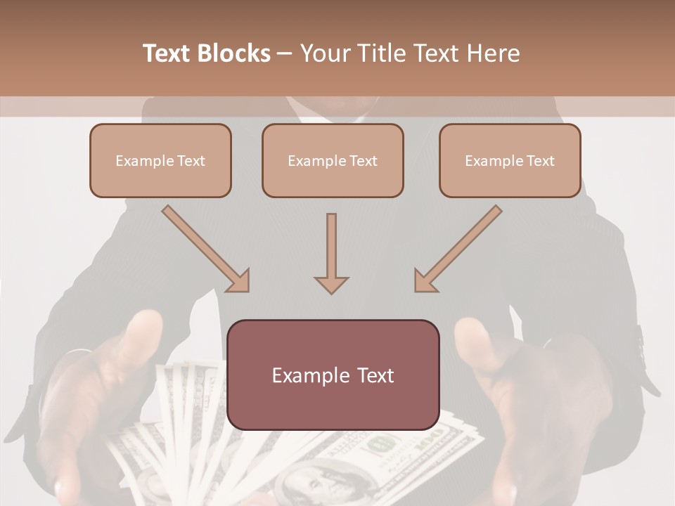 Assistance White Background Two PowerPoint Template