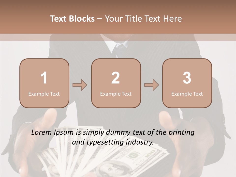 Assistance White Background Two PowerPoint Template
