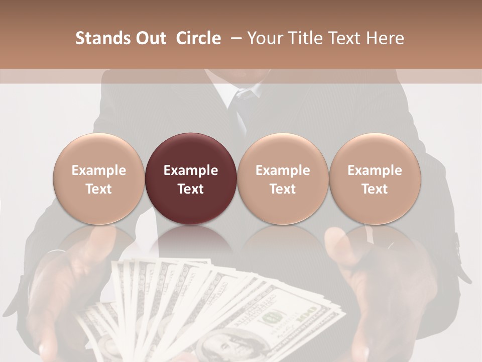 Assistance White Background Two PowerPoint Template