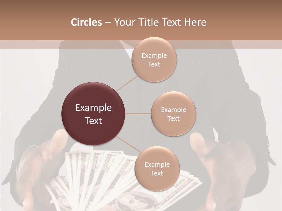 Assistance White Background Two PowerPoint Template