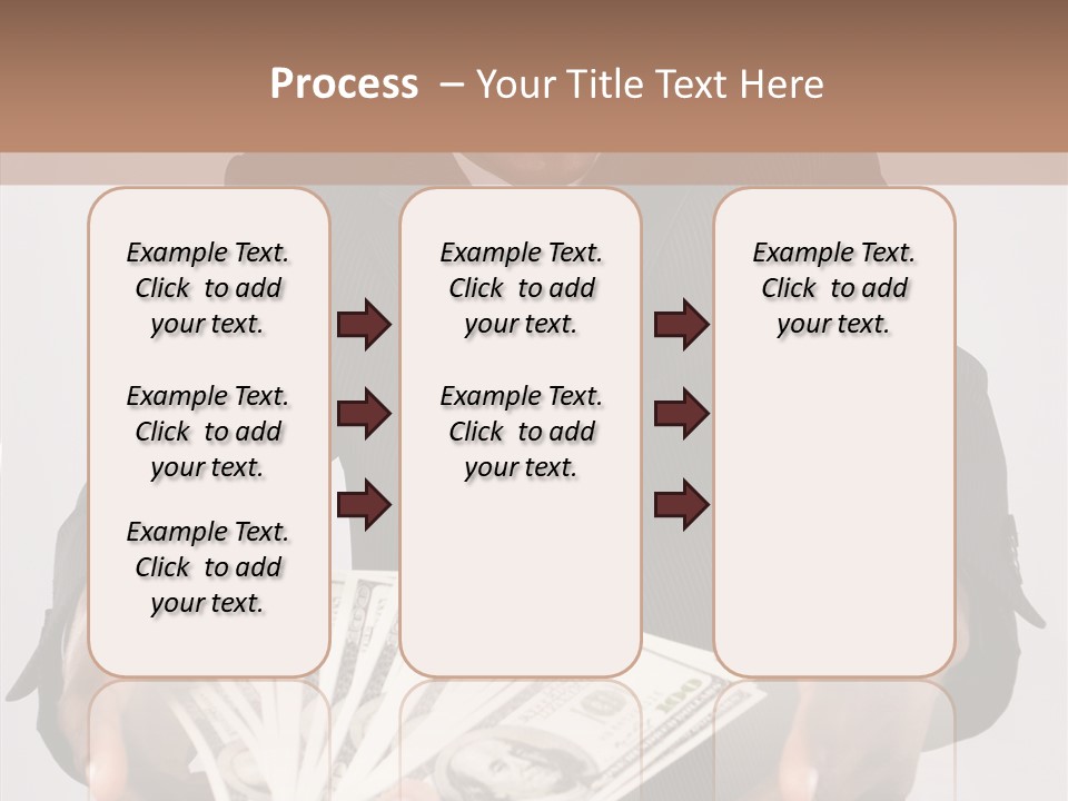 Assistance White Background Two PowerPoint Template