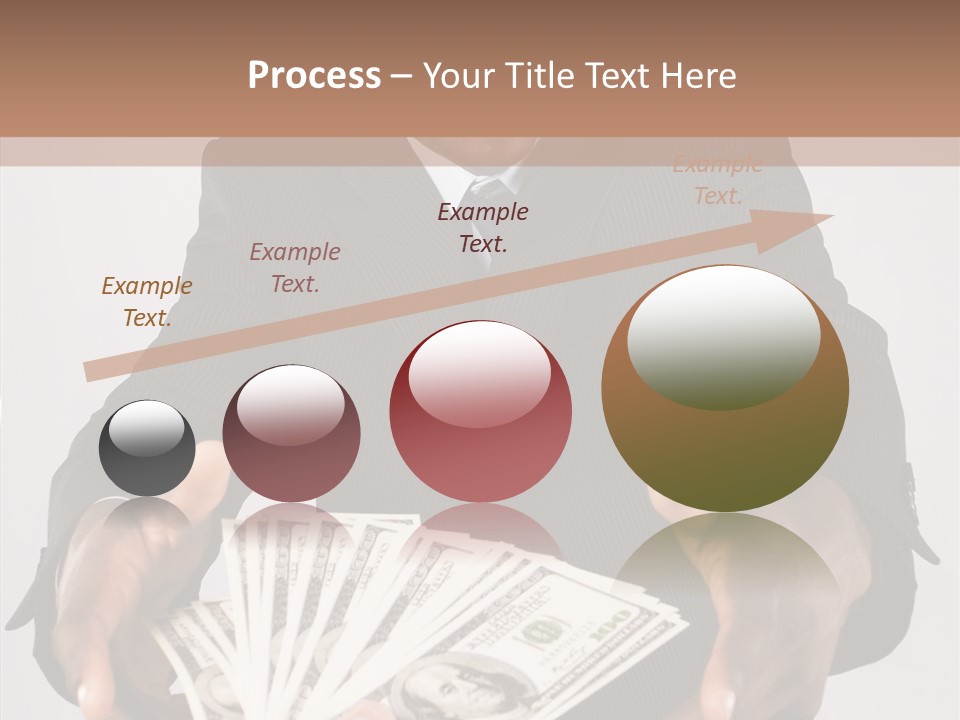 Assistance White Background Two PowerPoint Template