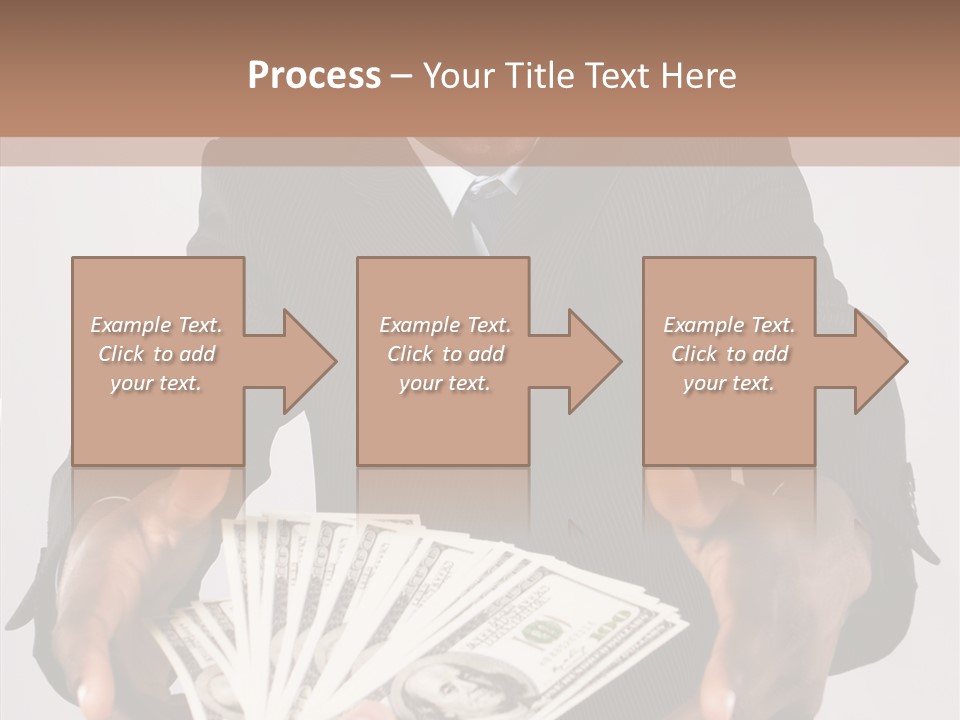 Assistance White Background Two PowerPoint Template