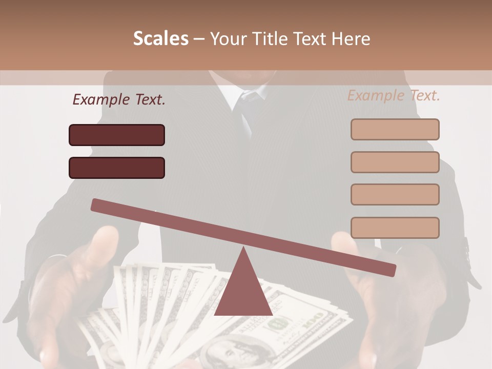 Assistance White Background Two PowerPoint Template