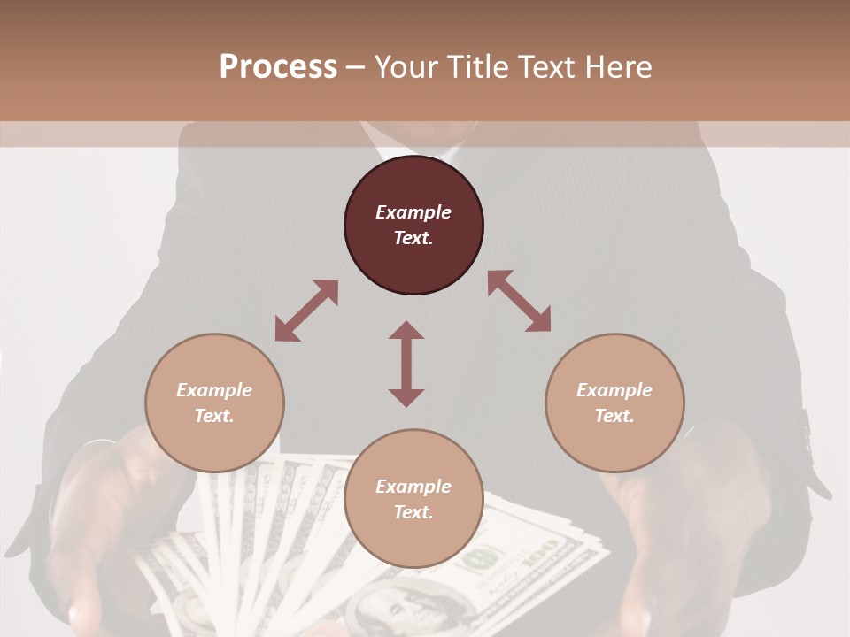 Assistance White Background Two PowerPoint Template