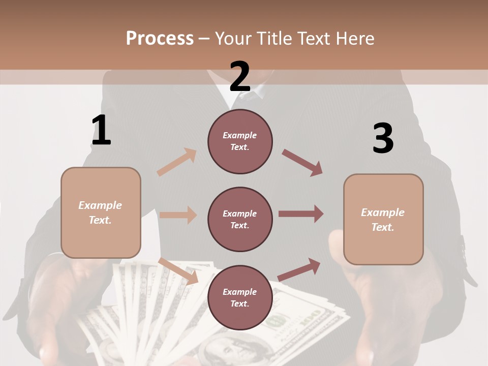 Assistance White Background Two PowerPoint Template
