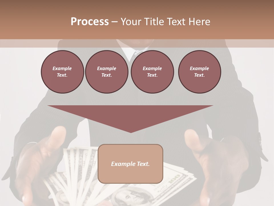 Assistance White Background Two PowerPoint Template