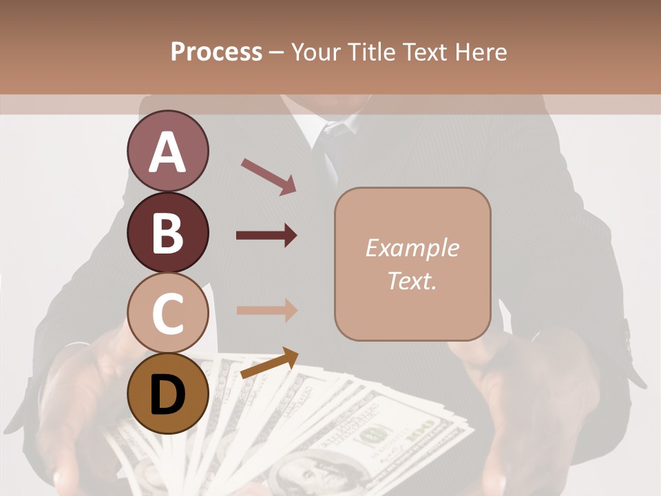 Assistance White Background Two PowerPoint Template