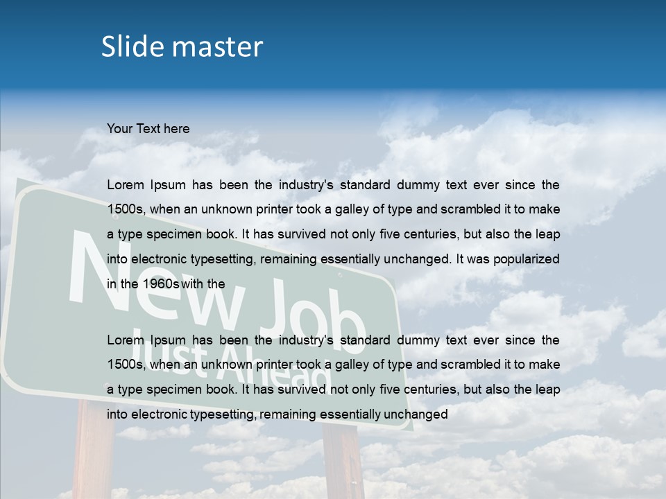 White White Background Senior PowerPoint Template