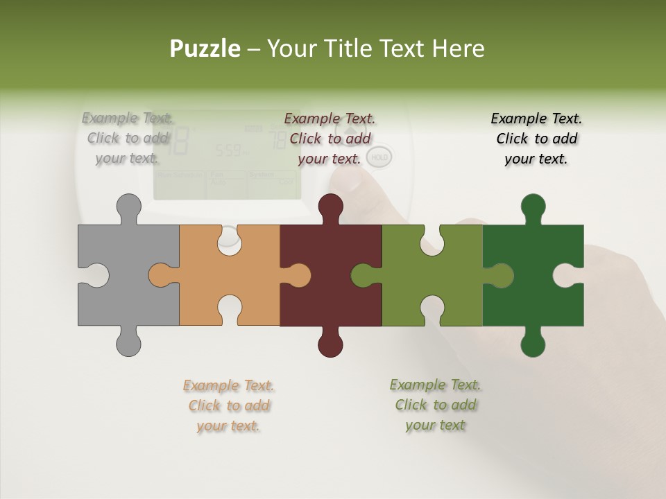 Young White Background Sharing PowerPoint Template