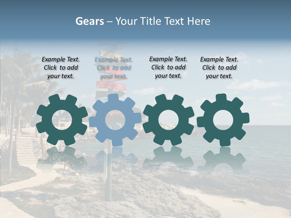 White Background Sharing Hold PowerPoint Template