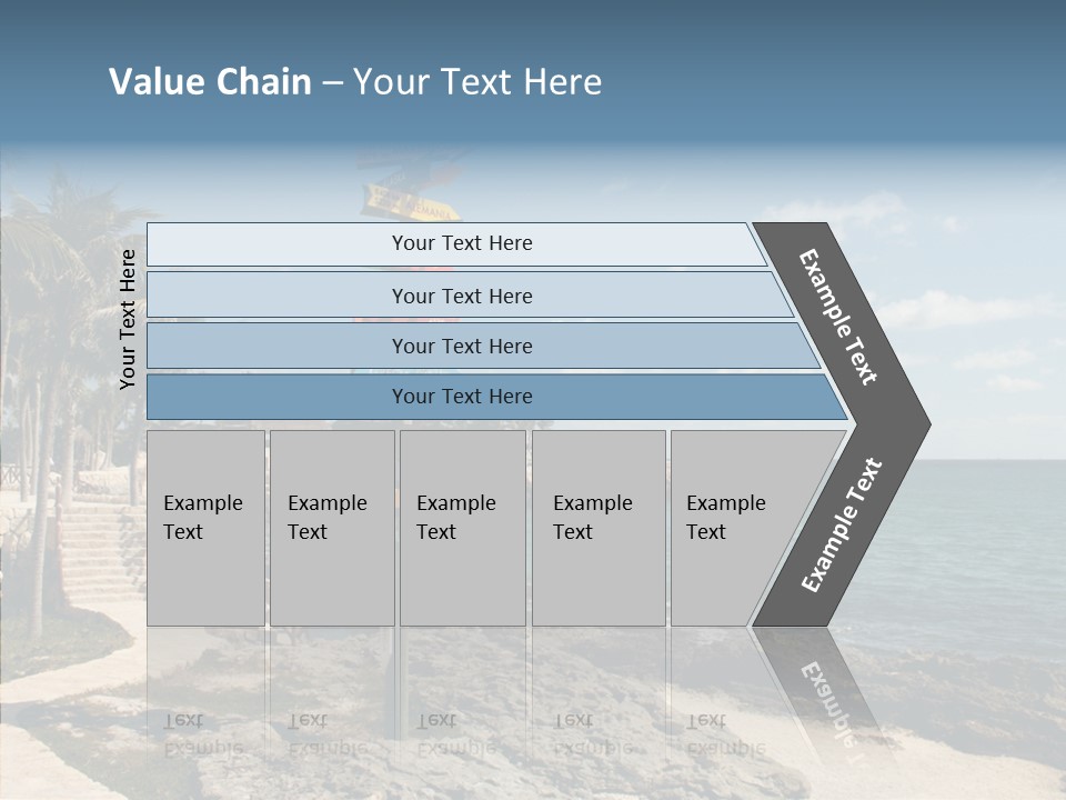 White Background Sharing Hold PowerPoint Template