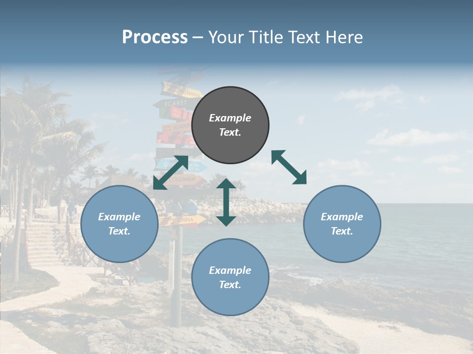 White Background Sharing Hold PowerPoint Template