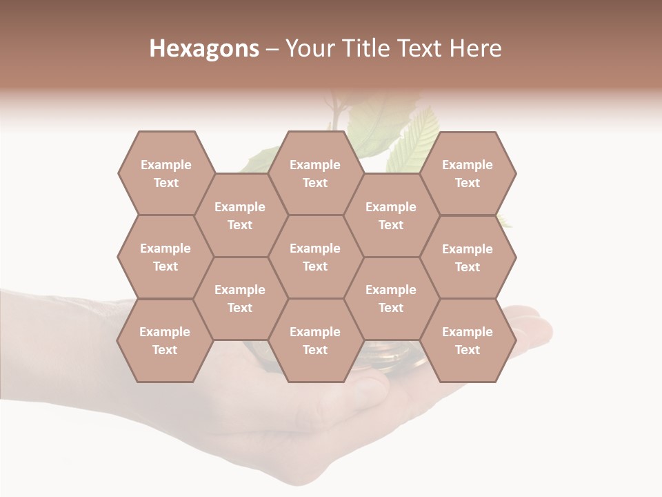 Adult Hold Help PowerPoint Template