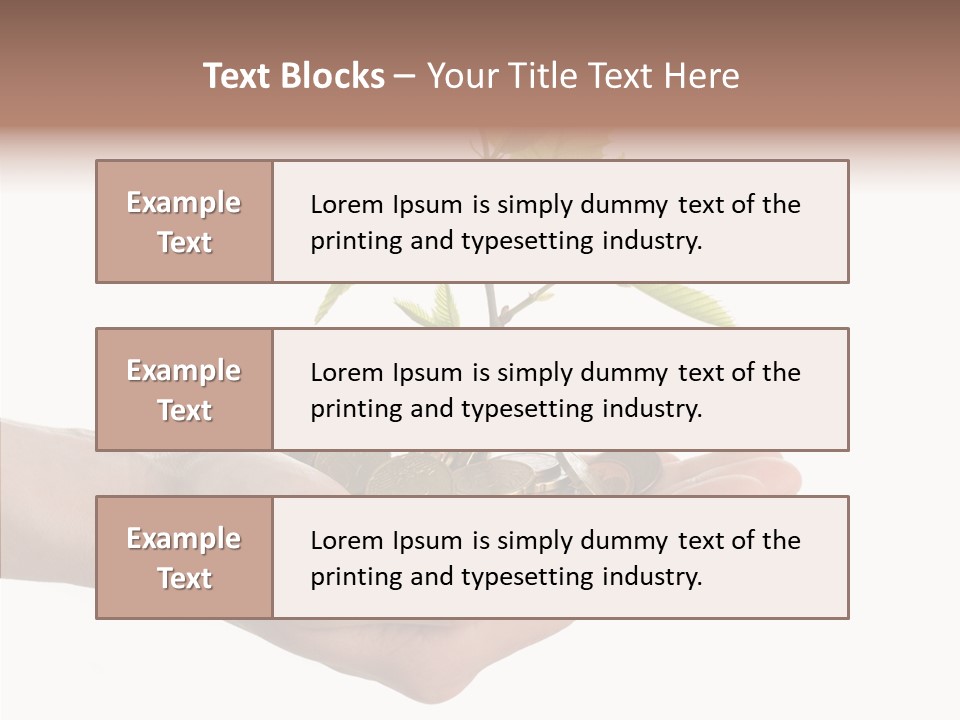 Adult Hold Help PowerPoint Template