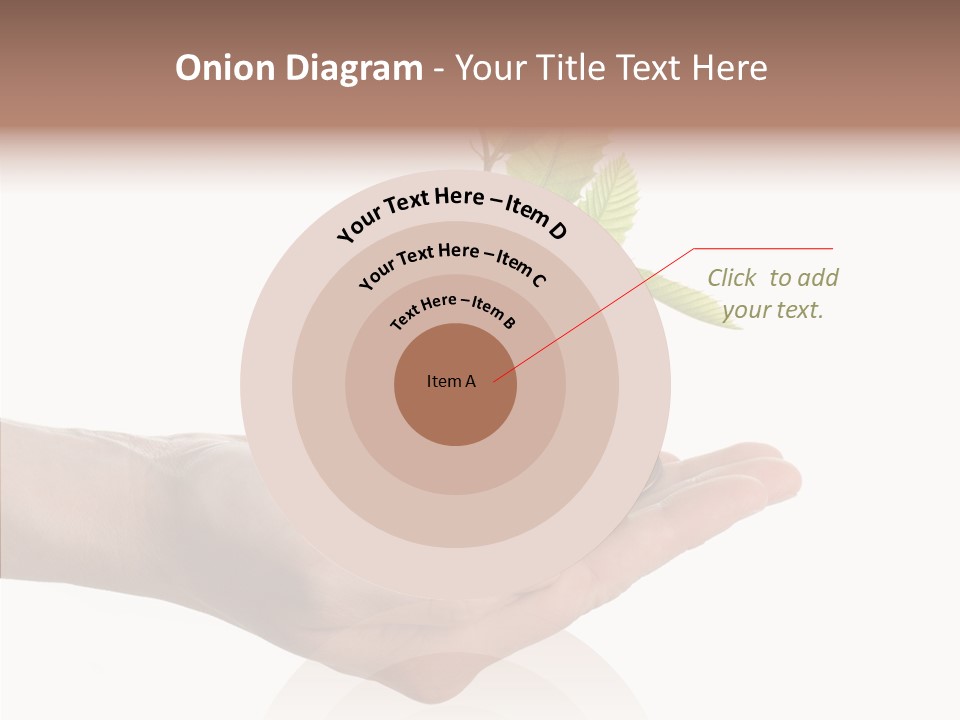 Adult Hold Help PowerPoint Template