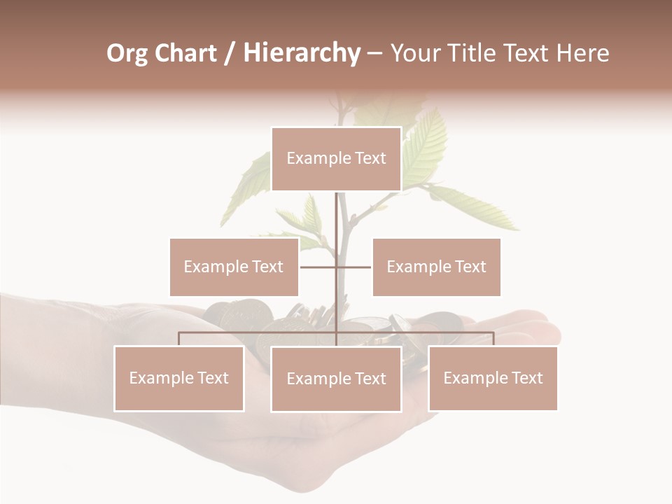 Adult Hold Help PowerPoint Template