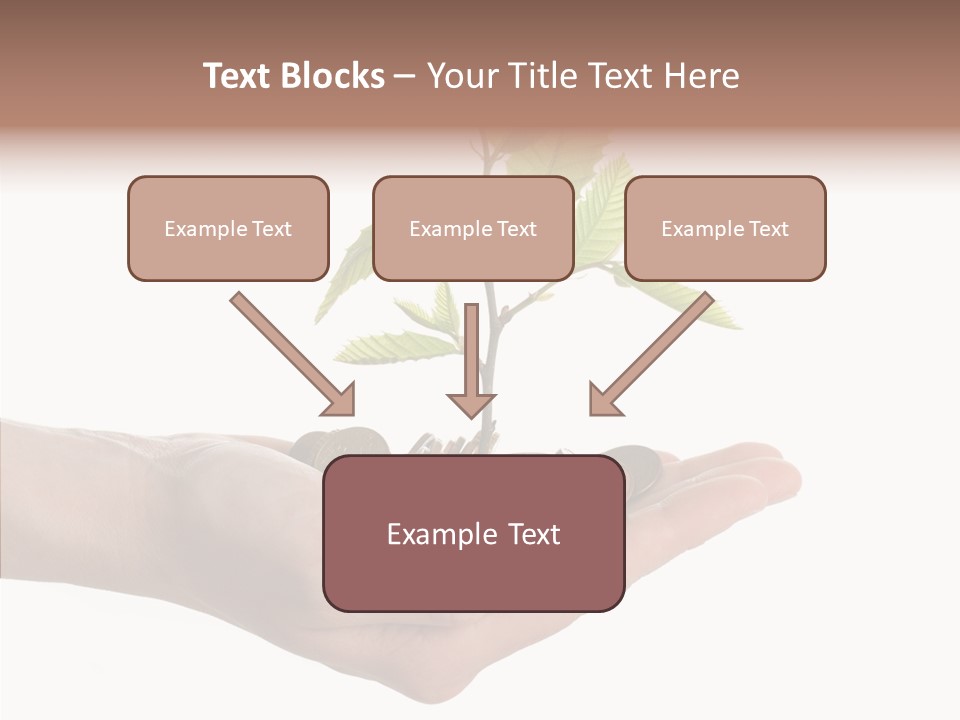 Adult Hold Help PowerPoint Template
