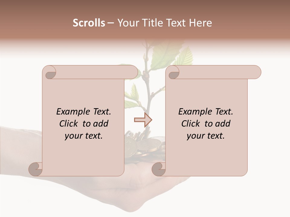 Adult Hold Help PowerPoint Template