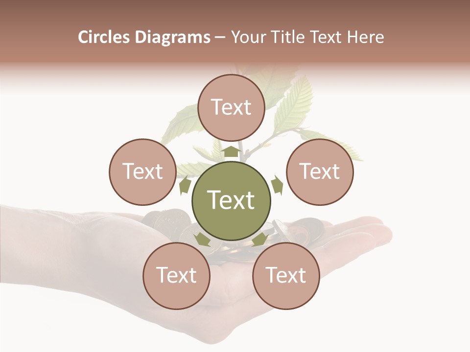 Adult Hold Help PowerPoint Template