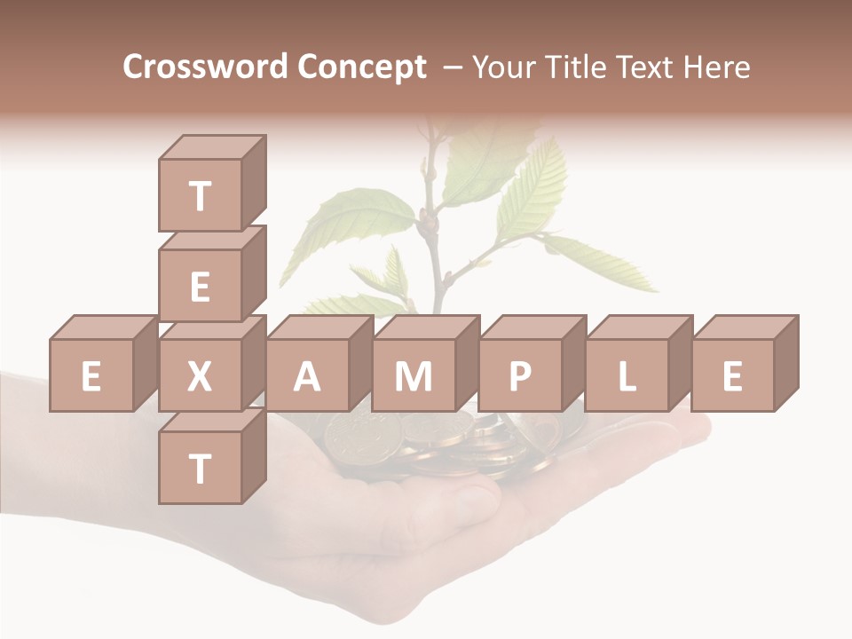 Adult Hold Help PowerPoint Template