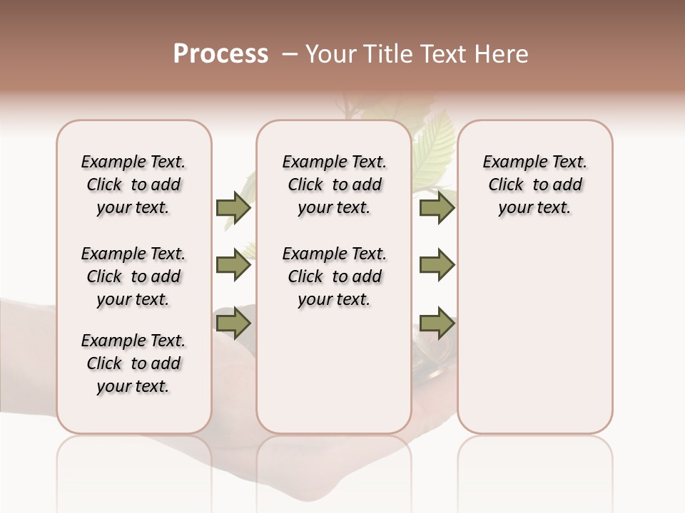 Adult Hold Help PowerPoint Template