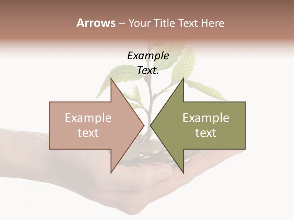 Adult Hold Help PowerPoint Template