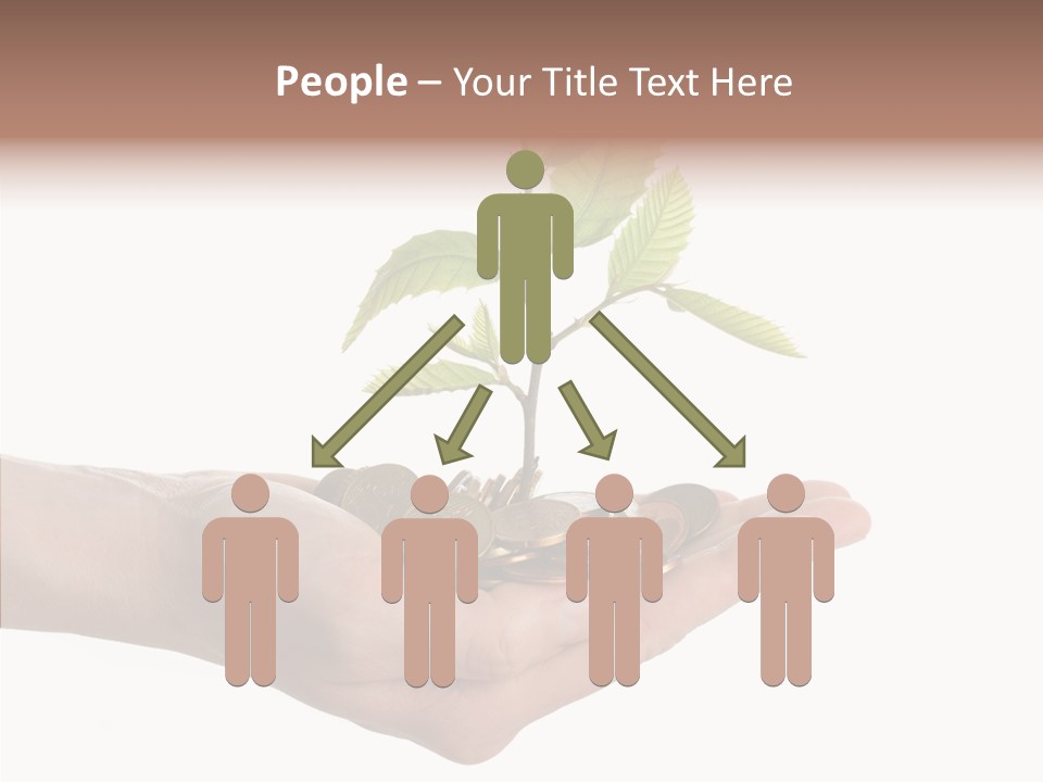 Adult Hold Help PowerPoint Template