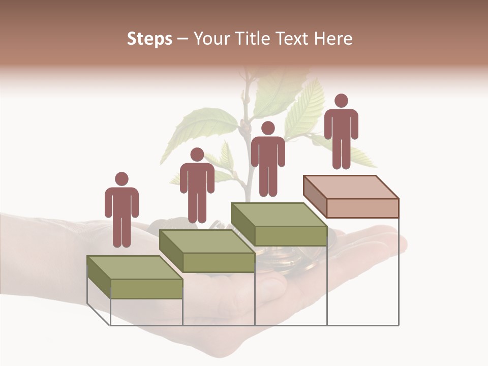 Adult Hold Help PowerPoint Template