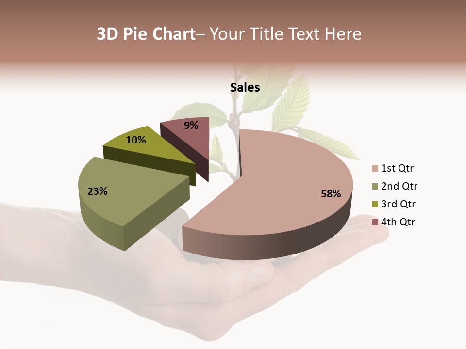 Adult Hold Help PowerPoint Template